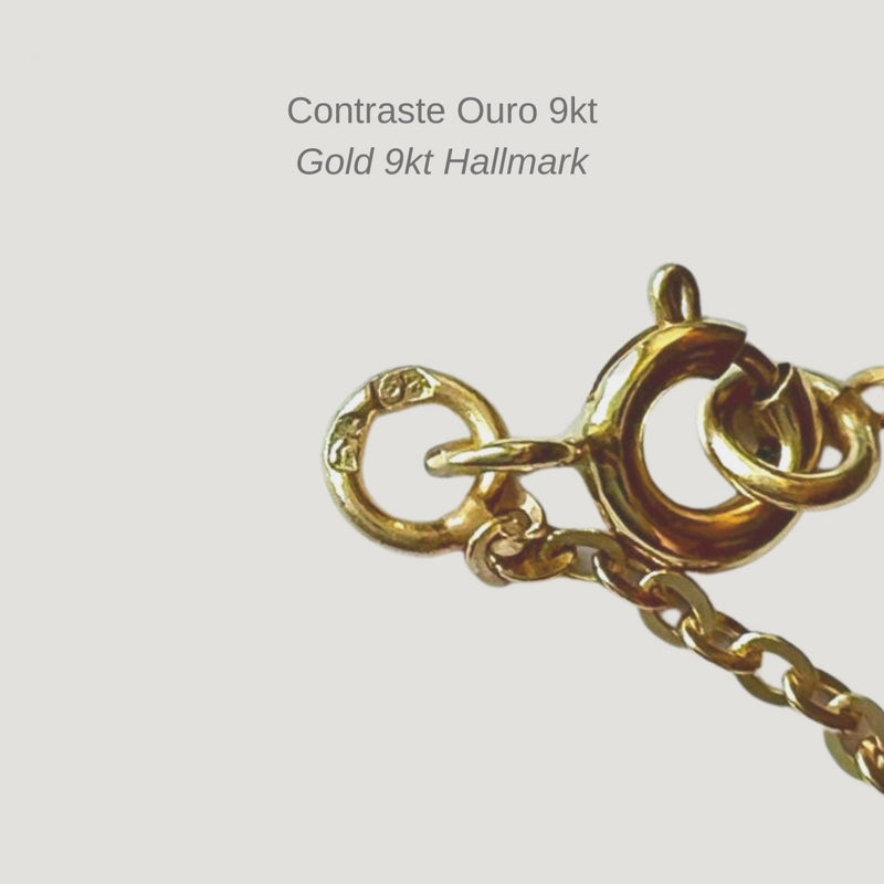 Viana’s Conta Necklace 9K Gold