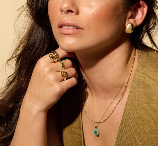 Sonora Peridot & Turquoise Necklace
