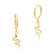 Cobra Camino Huggie Earrings