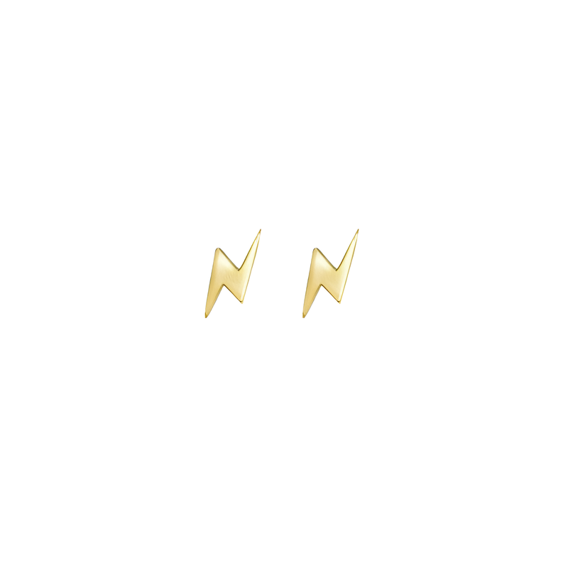Namsan Lightning Bolt Stud Earrings