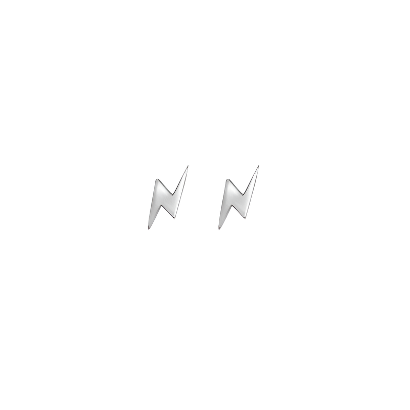 Namsan Lightning Bolt Stud Earrings