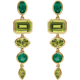 Elora Emerald & Peridot Earrings