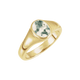 Riley Natural Moss Agate Ring