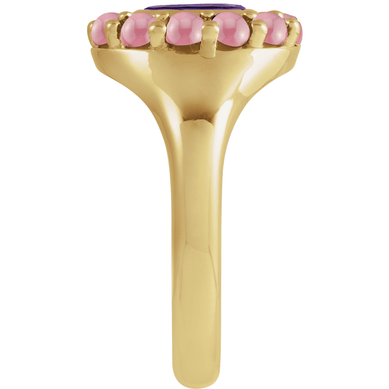 Sonora Amethyst & Rhodolite Garnet Ring