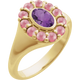 Sonora Amethyst & Rhodolite Garnet Ring