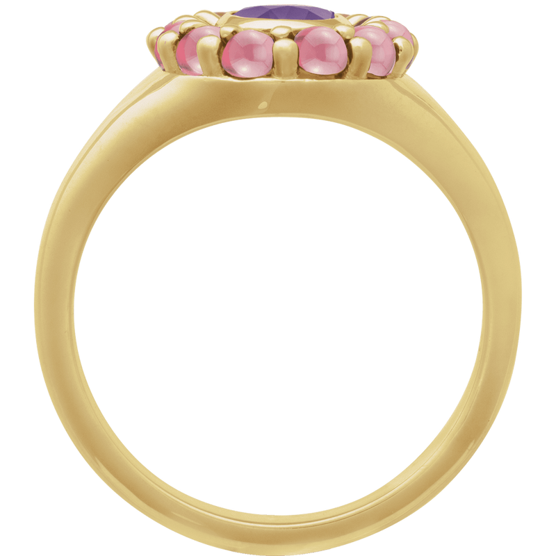 Sonora Amethyst & Rhodolite Garnet Ring