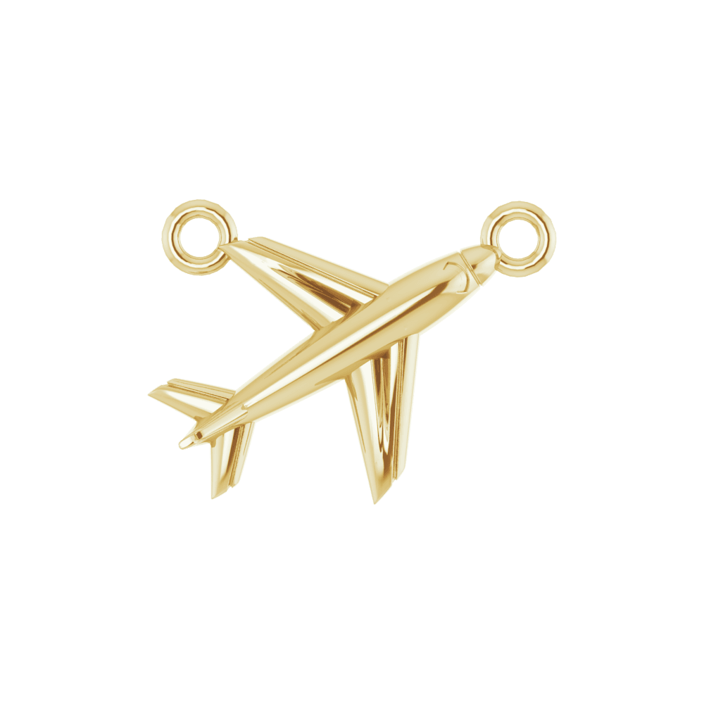 Skyward Airplane Charm Pendant