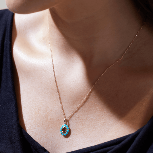 Sonora Mexican Fire Opal & Citrine Necklace