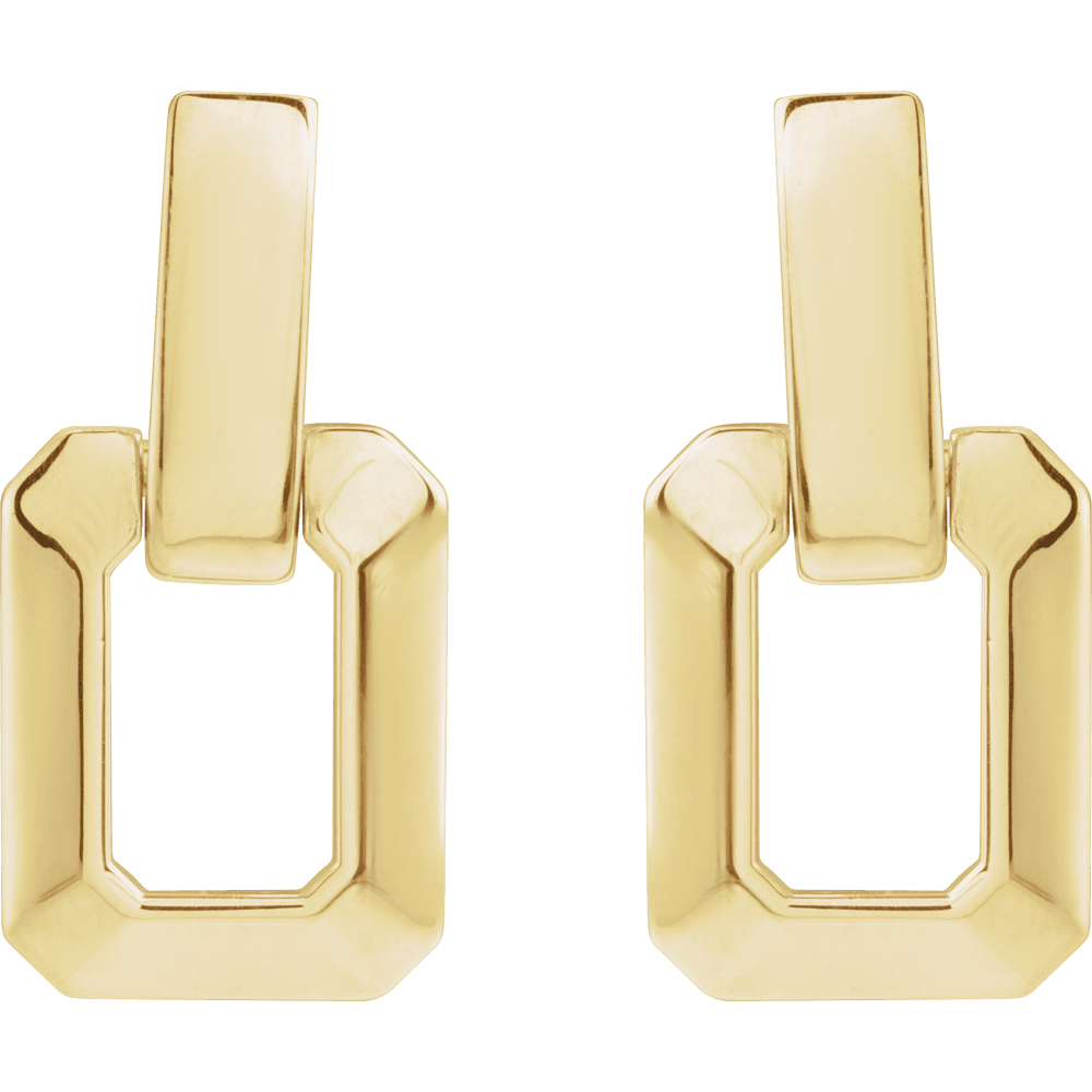 Clara Geometric Drop Earrings