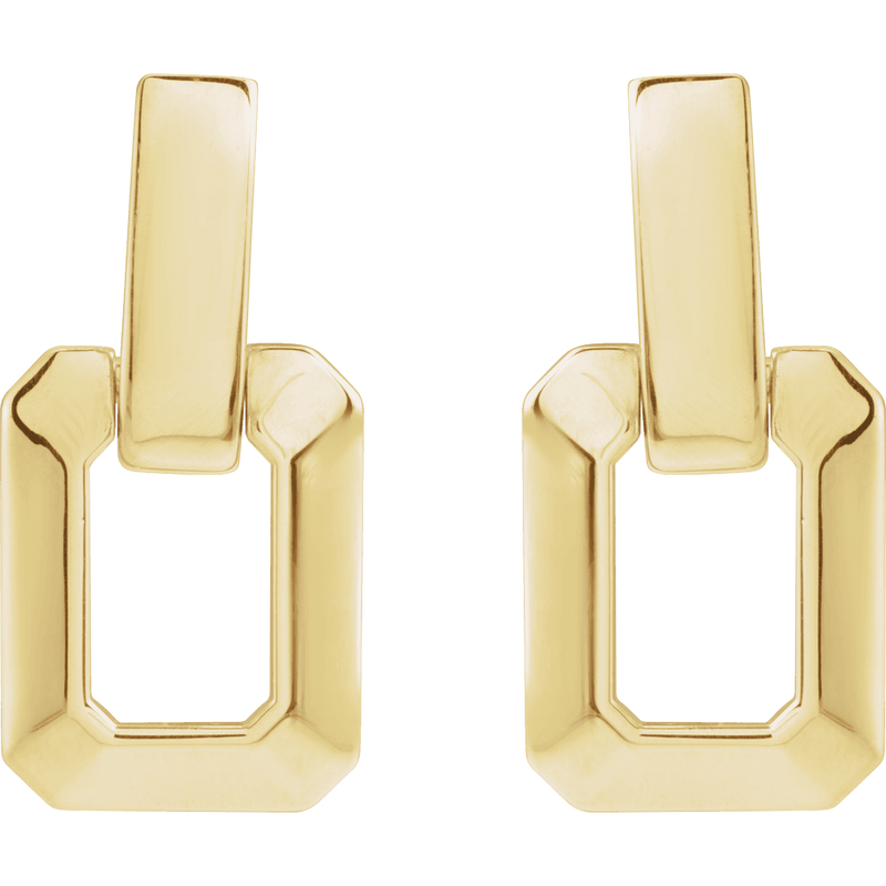 Clara Geometric Drop Earrings