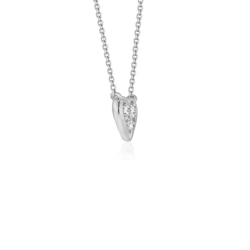 Amara Diamond Heart Necklace