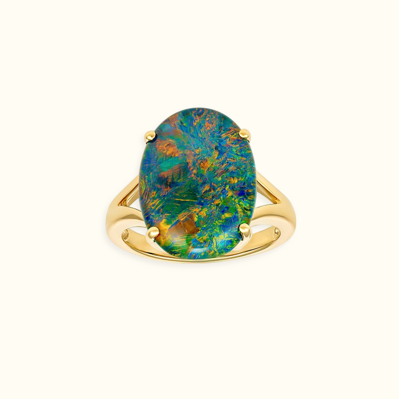 Kora Aqua Opal Ring