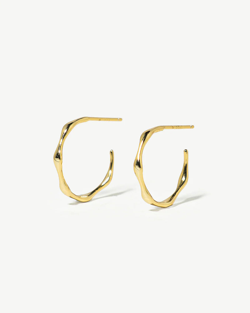 Lia Hoop Stud Earrings