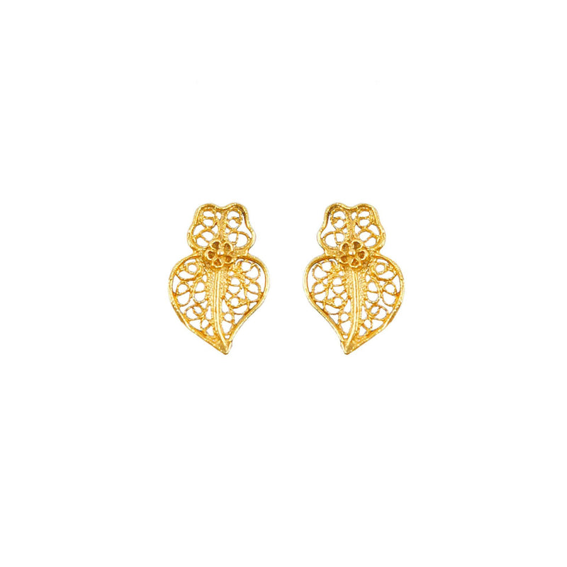 Heart of Viana Earrings 9K Gold