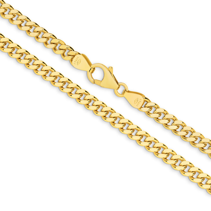 Bellagio Curb Chain - Diamond Cut (4.24mm)
