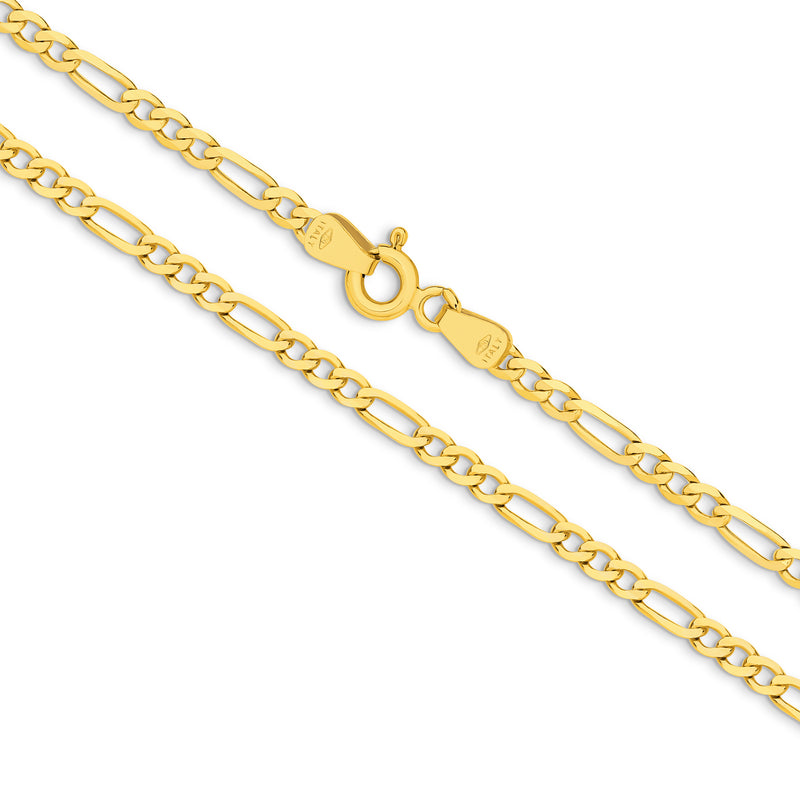 Venetian Figaro Chain - Diamond Cut (2.4mm)