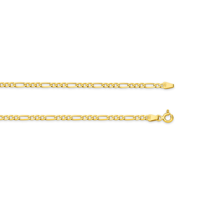 Venetian Figaro Chain - Diamond Cut (2.4mm)