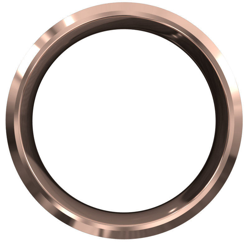 Hector Greek Key Ring (Rose Gold)