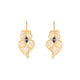 Heart of Viana Earrings Gold Plated Silver