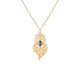 Heart of Viana Necklace Gold Plated Silver