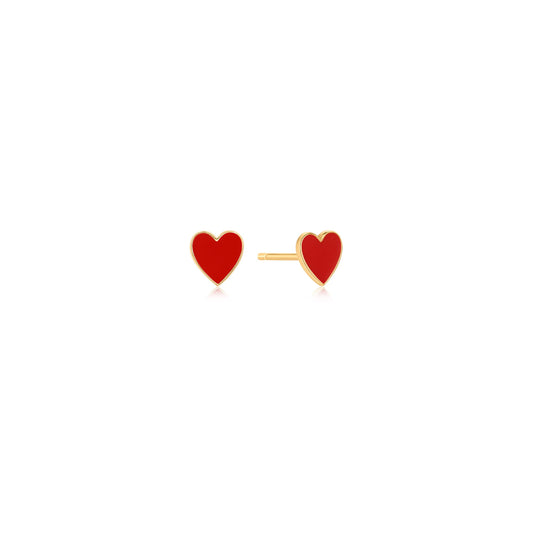 Heart and Seoul Stud Earrings