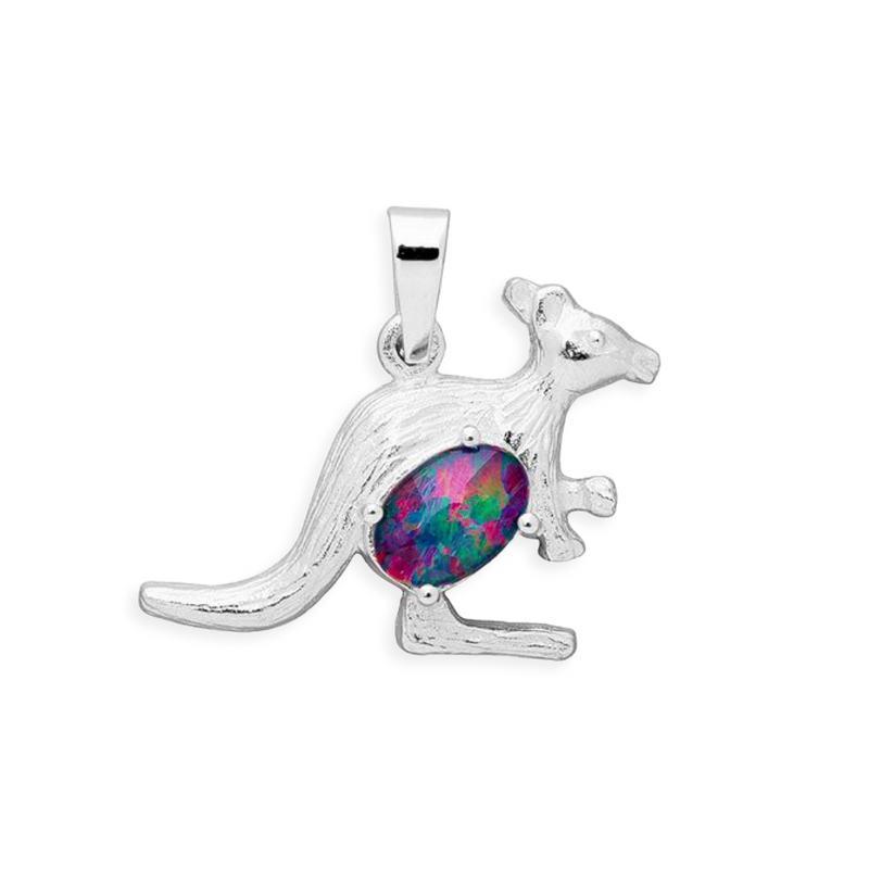 Kangaroo Royale Opal Pendant