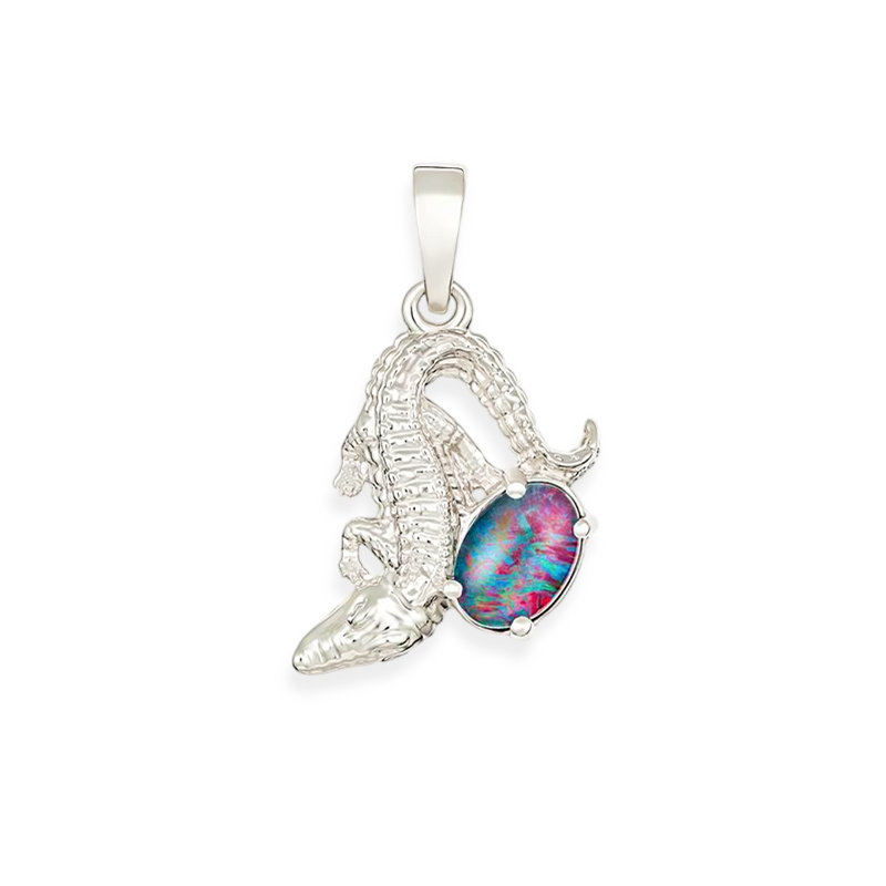 Lacuna Croc Opal Pendant