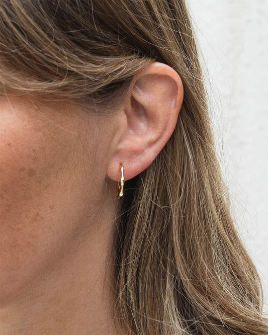 Lia Hoop Stud Earrings