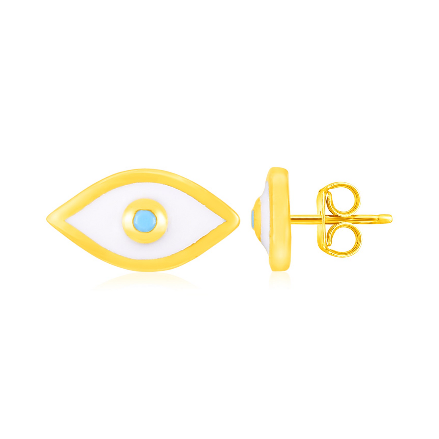 Mystikos Eye Stud Earrings
