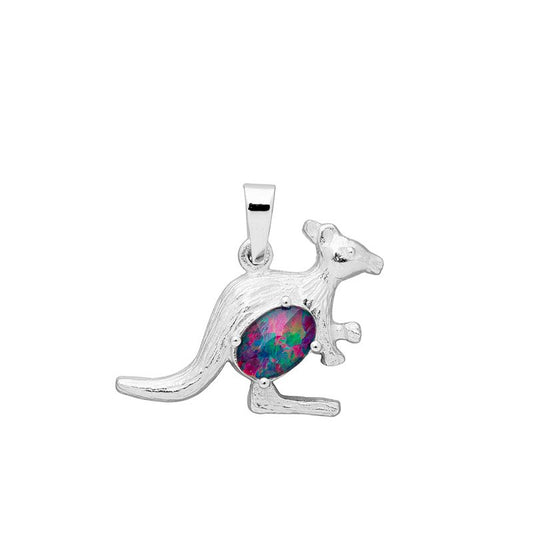 Kangaroo Royale Opal Pendant
