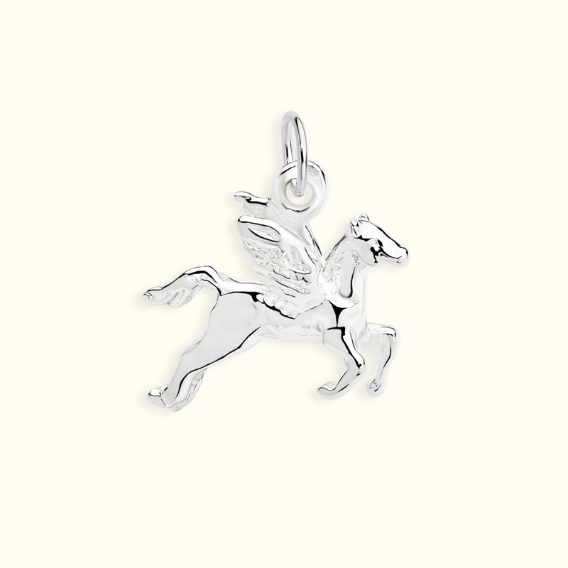 Pegasus Silver Pendant Charm