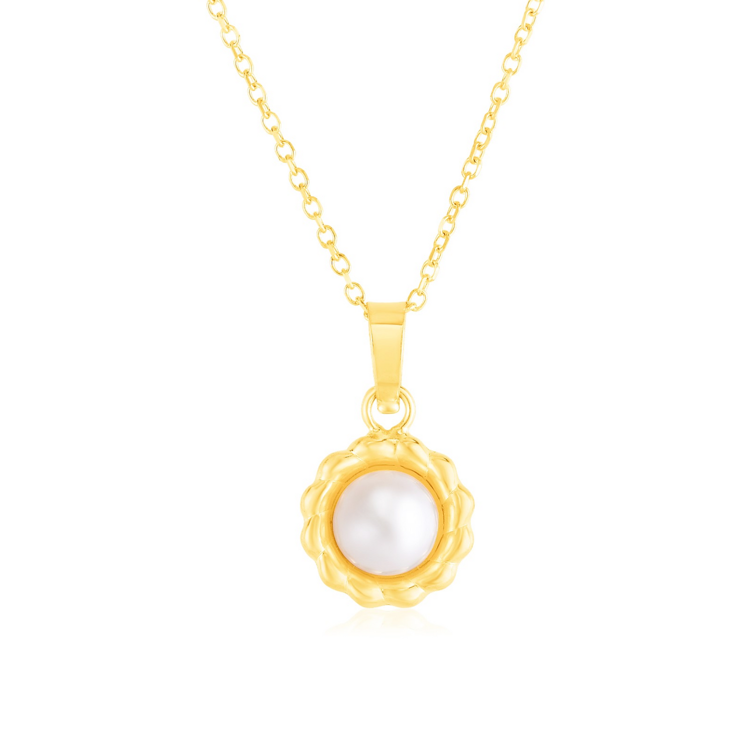 Permai Pearl Flower Necklace
