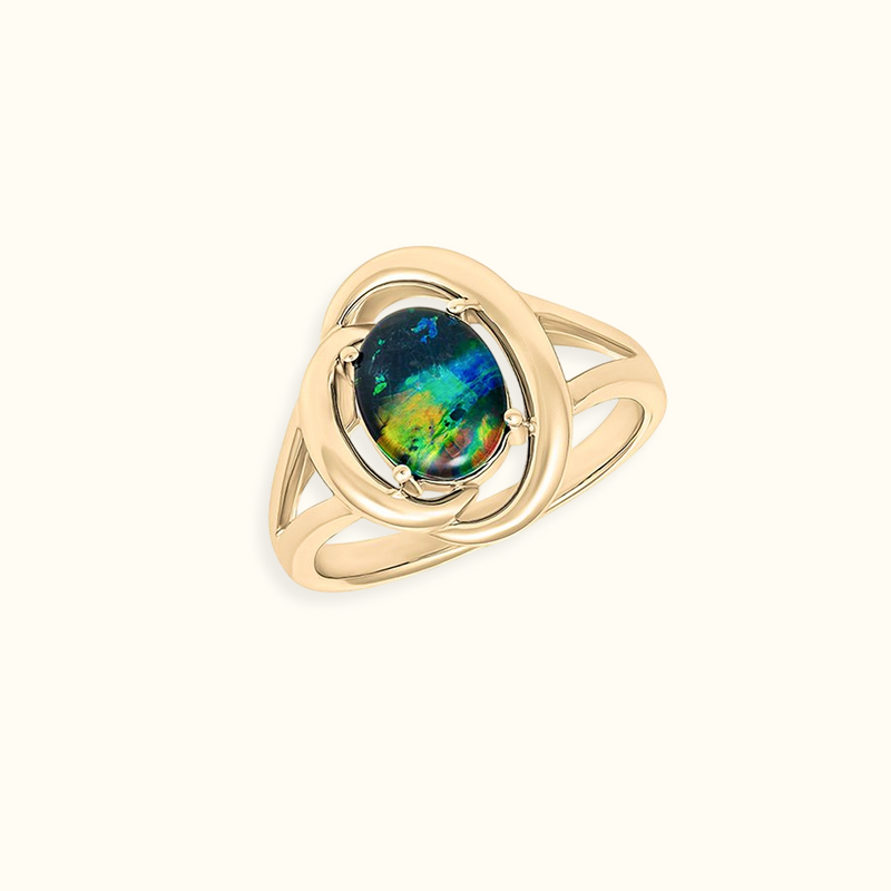 Sol Eclipse Opal Ring