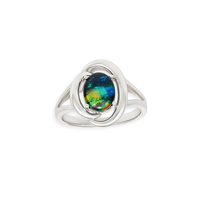 Sol Eclipse Opal Ring