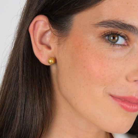 Viana’s Conta Earrings 9K Gold