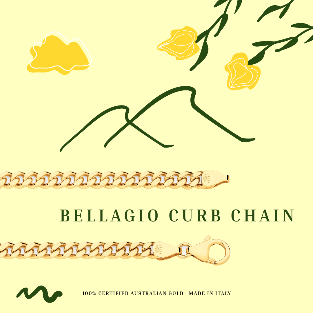 Bellagio Curb Chain - Diamond Cut (2.16mm)