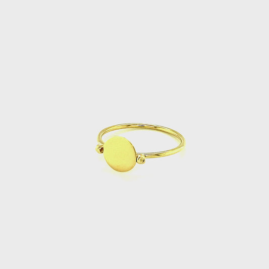 Ayna Shine Disc Ring